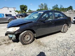 Salvage cars for sale at Opa Locka, FL auction: 2004 Honda Civic LX