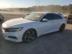 Honda salvage cars for sale: 2018 Honda Accord Sport