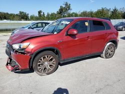 Mitsubishi salvage cars for sale: 2018 Mitsubishi Outlander Sport ES