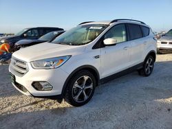 Salvage cars for sale from Copart Arcadia, FL: 2017 Ford Escape SE