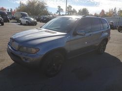 BMW salvage cars for sale: 2005 BMW X5 4.4I