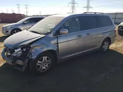 Salvage cars for sale at Elgin, IL auction: 2007 Honda Odyssey EXL