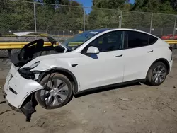 Salvage cars for sale at Waldorf, MD auction: 2022 Tesla Model Y