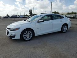 Chevrolet salvage cars for sale: 2022 Chevrolet Malibu LT