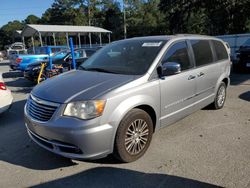 Salvage cars for sale at Savannah, GA auction: 2014 Chrysler Town & Country Touring L