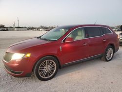 Carros salvage para piezas a la venta en subasta: 2013 Lincoln MKT