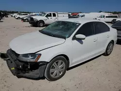 Salvage cars for sale at Houston, TX auction: 2017 Volkswagen Jetta S