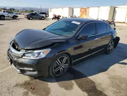 Salvage cars for sale from Copart Van Nuys, CA: 2016 Honda Accord Sport