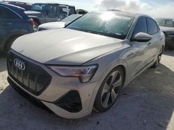 Salvage cars for sale at Arcadia, FL auction: 2021 Audi E-TRON Sportback Prestige