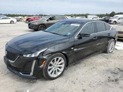 Salvage cars for sale from Copart Houston, TX: 2021 Cadillac CT5 Luxury