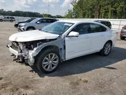 Salvage cars for sale at Dunn, NC auction: 2016 Chevrolet Impala LT