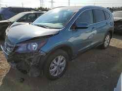 Salvage cars for sale at Elgin, IL auction: 2014 Honda CR-V EXL