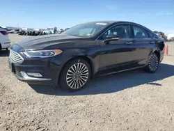 Salvage cars for sale at San Diego, CA auction: 2017 Ford Fusion Titanium