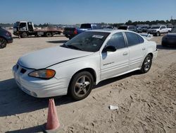 Salvage cars for sale at Houston, TX auction: 2002 Pontiac Grand AM SE1