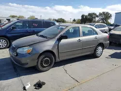 Salvage cars for sale at Sacramento, CA auction: 2007 Toyota Corolla CE