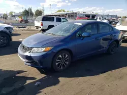 Salvage cars for sale from Copart Denver, CO: 2014 Honda Civic EX