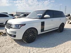 Salvage cars for sale at Haslet, TX auction: 2016 Land Rover Range Rover Supercharged