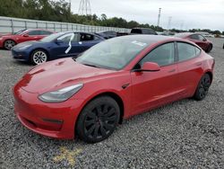 Salvage cars for sale at Riverview, FL auction: 2022 Tesla Model 3