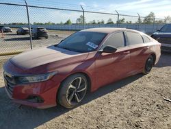 Salvage cars for sale at Houston, TX auction: 2021 Honda Accord Sport