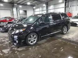 Salvage cars for sale at Ham Lake, MN auction: 2014 Toyota Sienna Sport