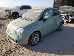 Salvage cars for sale at Houston, TX auction: 2012 Fiat 500 POP