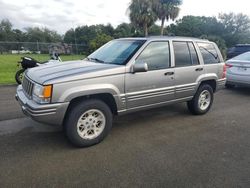 Jeep salvage cars for sale: 1998 Jeep Grand Cherokee Limited