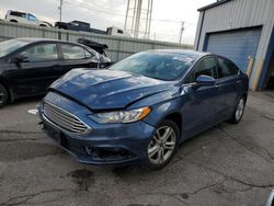 Salvage cars for sale at Chicago Heights, IL auction: 2018 Ford Fusion SE