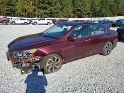 Honda salvage cars for sale: 2017 Honda Accord EXL