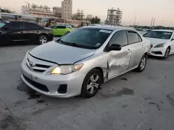 Salvage cars for sale from Copart New Orleans, LA: 2011 Toyota Corolla Base