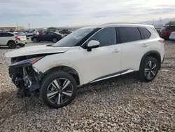 Nissan salvage cars for sale: 2022 Nissan Rogue Platinum