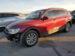 Volkswagen salvage cars for sale: 2019 Volkswagen Tiguan SE