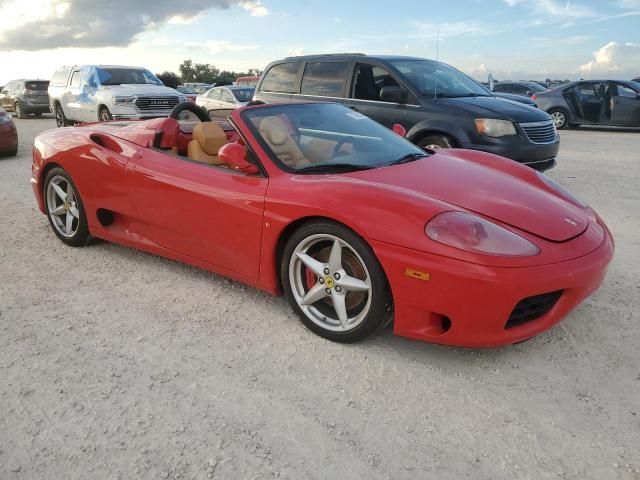 2001 Ferrari 360 Spider