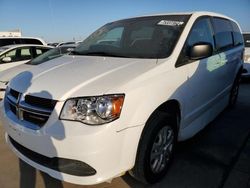 2017 Dodge Grand Caravan SE en venta en Grand Prairie, TX