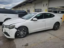 Salvage cars for sale at Dyer, IN auction: 2016 Acura TLX