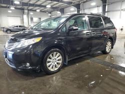 Salvage cars for sale at Ham Lake, MN auction: 2013 Toyota Sienna XLE