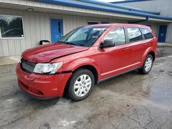 Salvage cars for sale at Fort Pierce, FL auction: 2015 Dodge Journey SE