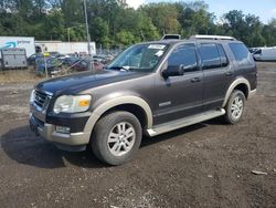 Salvage cars for sale at Baltimore, MD auction: 2007 Ford Explorer Eddie Bauer