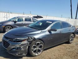 Carros salvage sin ofertas aún a la venta en subasta: 2019 Chevrolet Malibu RS