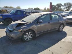 Salvage cars for sale at auction: 2010 Honda Civic LX