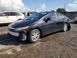 Honda Civic ex salvage cars for sale: 2012 Honda Civic EX