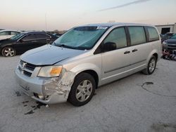 Salvage cars for sale at Kansas City, KS auction: 2008 Dodge Grand Caravan SE