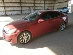 Carros salvage a la venta en subasta: 2013 Lexus IS 250