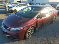 Salvage cars for sale at Vallejo, CA auction: 2014 Honda Civic EX