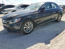 Salvage cars for sale at Arcadia, FL auction: 2016 Mercedes-Benz C 300 4matic