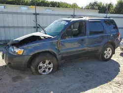 Salvage cars for sale at Hampton, VA auction: 2006 Ford Escape XLT