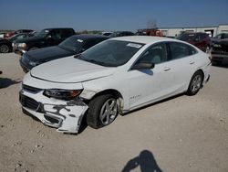 Salvage cars for sale at Kansas City, KS auction: 2016 Chevrolet Malibu LS