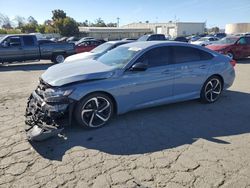 Salvage cars for sale from Copart Martinez, CA: 2022 Honda Accord Sport