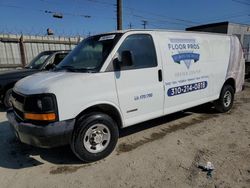 Chevrolet salvage cars for sale: 2004 Chevrolet Express G3500