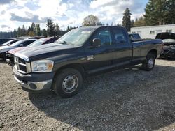 Salvage cars for sale from Copart Graham, WA: 2007 Dodge RAM 2500 ST