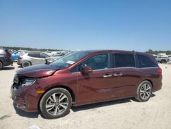 Salvage cars for sale at Houston, TX auction: 2021 Honda Odyssey Touring